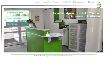 Screenshot Frauenarzt Windau
